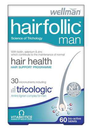 Vitabiotics Wellman HAIRFOLLIC MAN Hair Growth Tablets