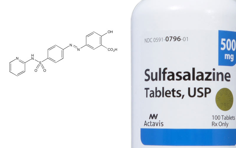 Sulfasalazine for hair loss